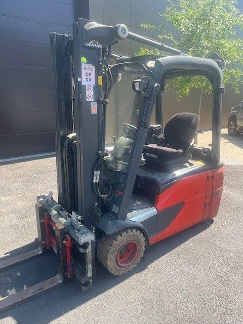 Linde E18L-02 Electric 3-wheel forklift www.ihgroup.be