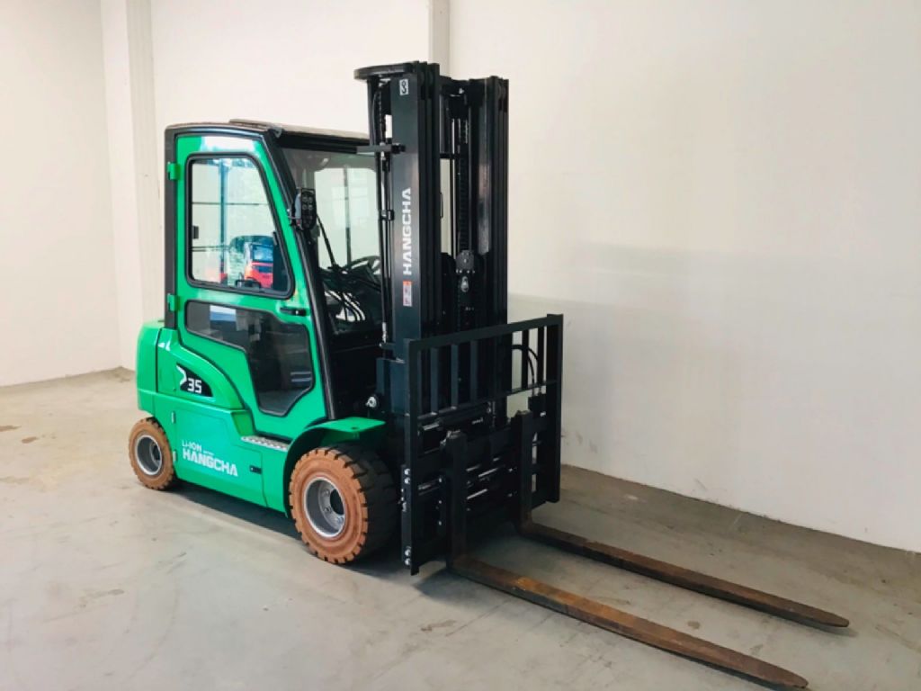 Hangcha CPD35 - Lithium Ion Batterie Elektro 4 Rad-Stapler www.isfort.com Hangcha CPD35 - Lithium Ion Batterie Elektro 4 Rad-Stapler www.isfort.com