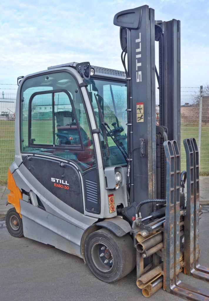 Still RX 60-30 Elektro 4 Rad-Stapler www.kb-stapler.com