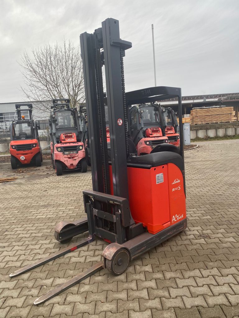 Linde R 14 S/115 Reach Truck www.kompass-stapler.de