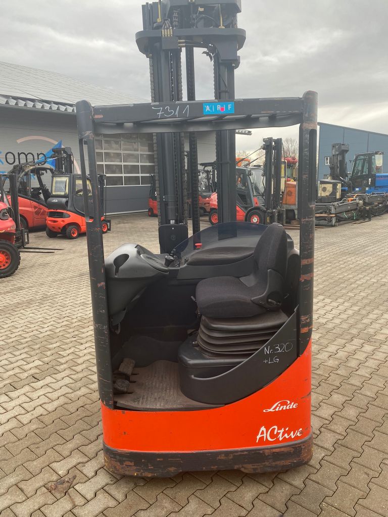 Linde R 14 S/115 Schubmaststapler www.kompass-stapler.de