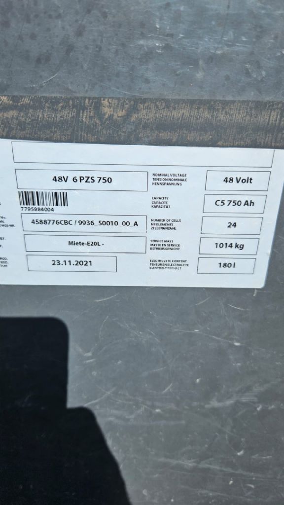 Linde E 18 L/386 Elektro 3 Rad-Stapler www.kompass-stapler.de