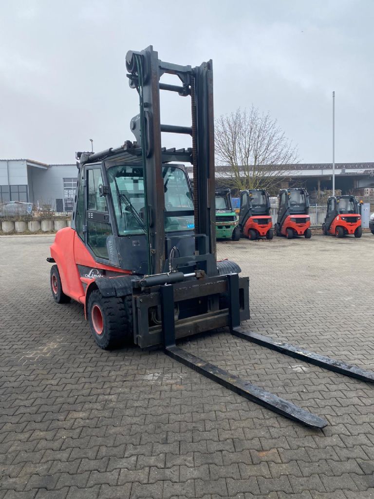 Linde H 80 D-01/1100 Diesel Forklift www.kompass-stapler.de