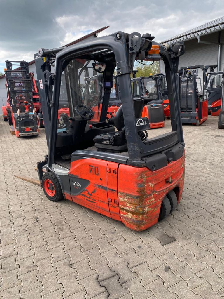Linde E 16-02 Elektro 3 Rad-Stapler www.kompass-stapler.de