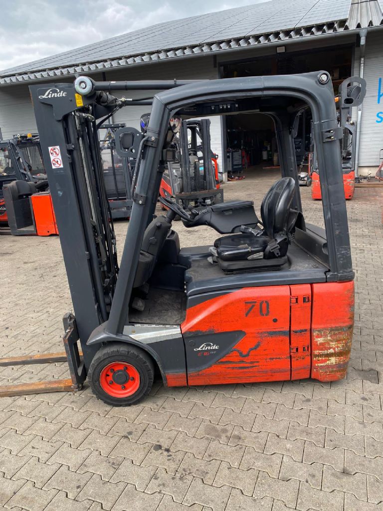 Linde E 16-02 Elektro 3 Rad-Stapler www.kompass-stapler.de