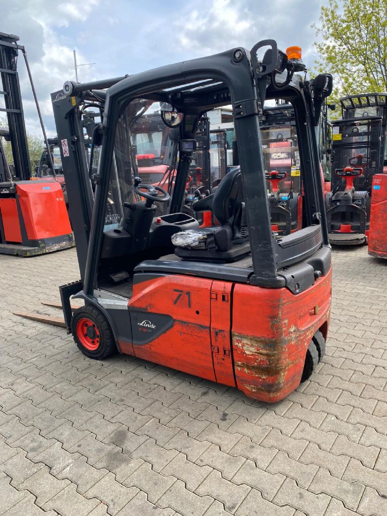 Linde E 16-02 Elektro 3 Rad-Stapler www.kompass-stapler.de
