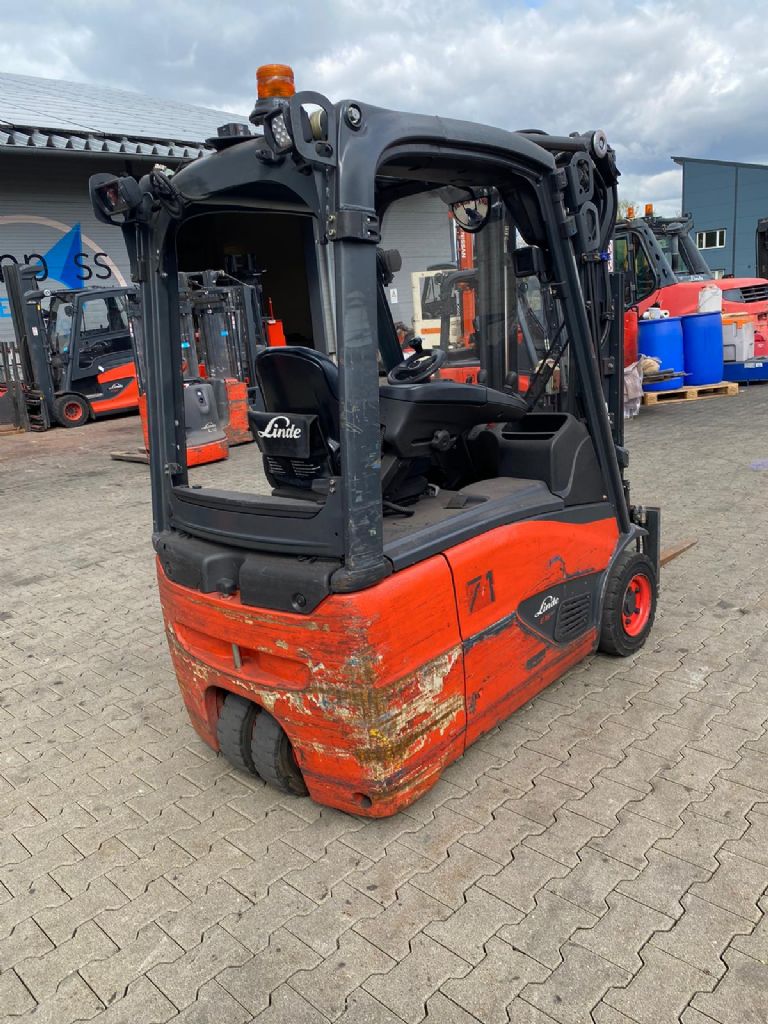 Linde E 16-02 Elektro 3 Rad-Stapler www.kompass-stapler.de