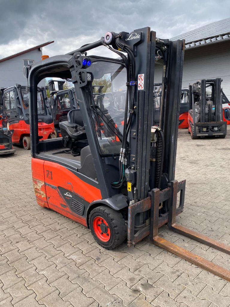 Linde E 16-02 Elektro 3 Rad-Stapler www.kompass-stapler.de