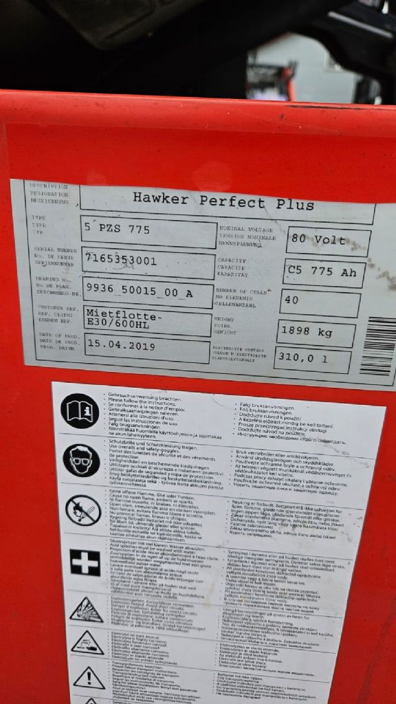 Linde E 30 HL-01/600 Elektro 4 Rad-Stapler www.kompass-stapler.de