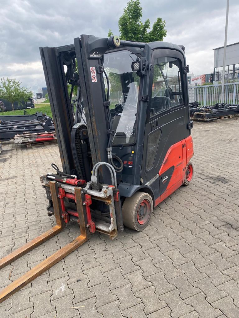 Linde E 16 P-02 Elektro 4 Rad-Stapler www.kompass-stapler.de