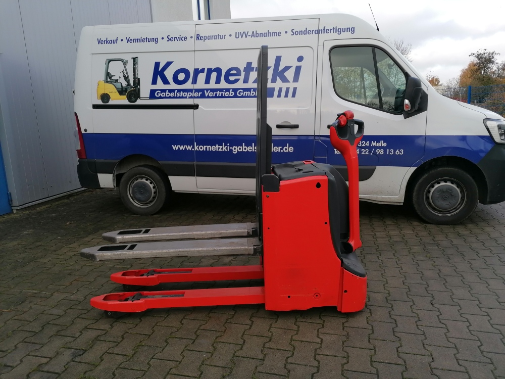 Linde T16L Doppelstockstapler www.kornetzki-gabelstapler.de