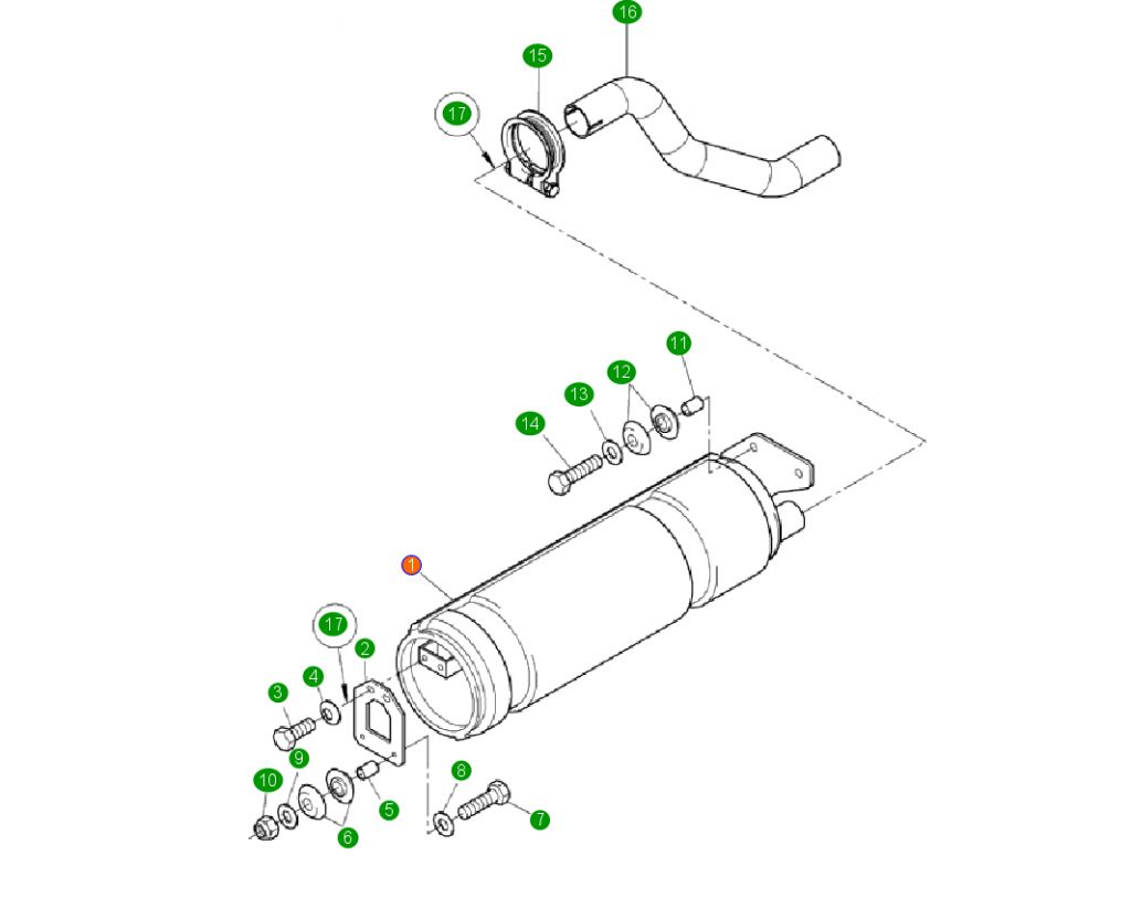 Still-Abgasschalldämpfer Eberspacher ohne KAT 0376858 für R70-35-45-Motoren, Filter, Kühlung und Abgasanlagen-www.kriegel-gmbh.de Still-Abgasschalldämpfer Eberspacher ohne KAT 0376858 für R70-35-45-Motoren, Filter, Kühlung und Abgasanlagen-www.kriegel-gmbh.de