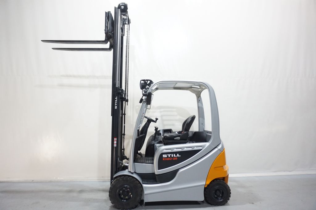 Still-RX60-25 Tele 3.Ventil erst 627 Stunden-Elektro 4 Rad-Stapler-www.kriegel-gmbh.de