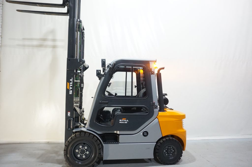Still-RCD25 Plus Triplex 3.+4. Ventil Kabine erst 10 Stunden-Diesel Forklift-www.kriegel-gmbh.de