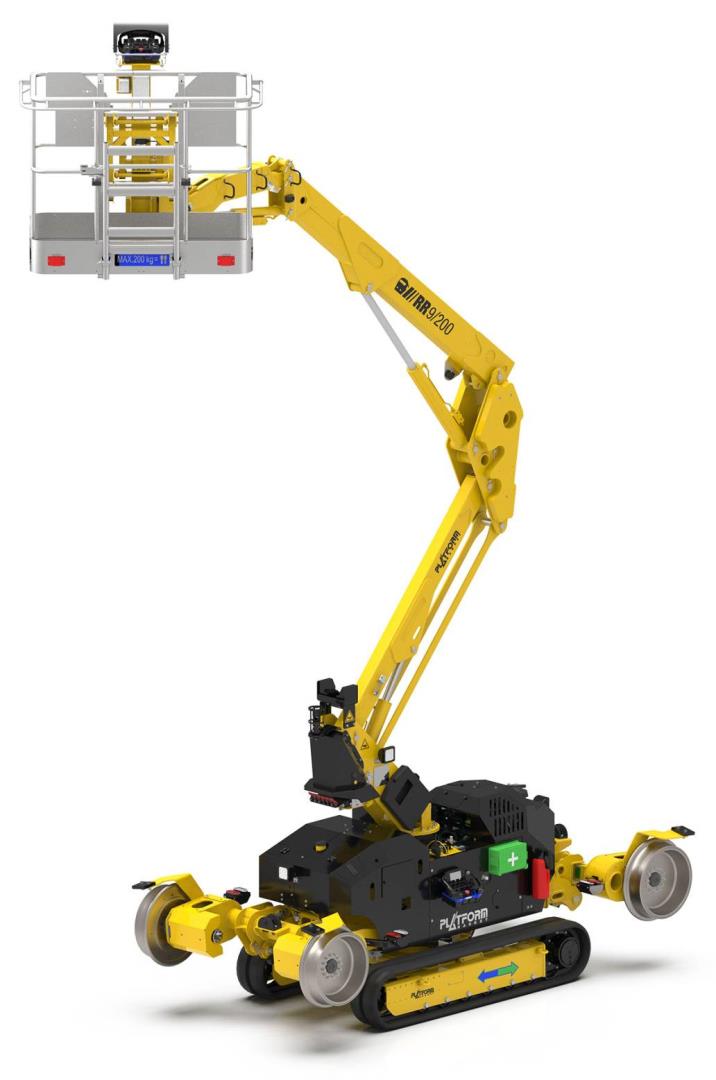 Platform Basket RR9-200-E-DE Zweiweg-Arbeitsbhne www.kunze-buehnen.com