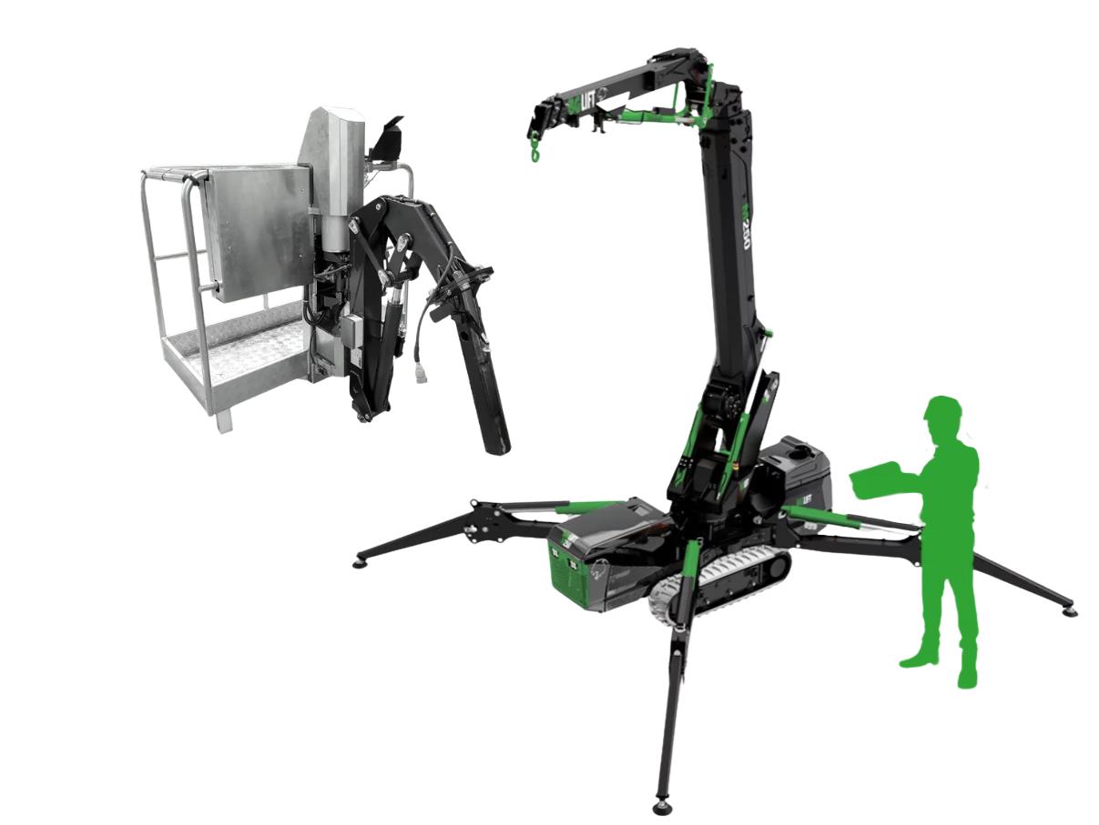 BG Lift M250-E Minikran www.kunze-buehnen.com