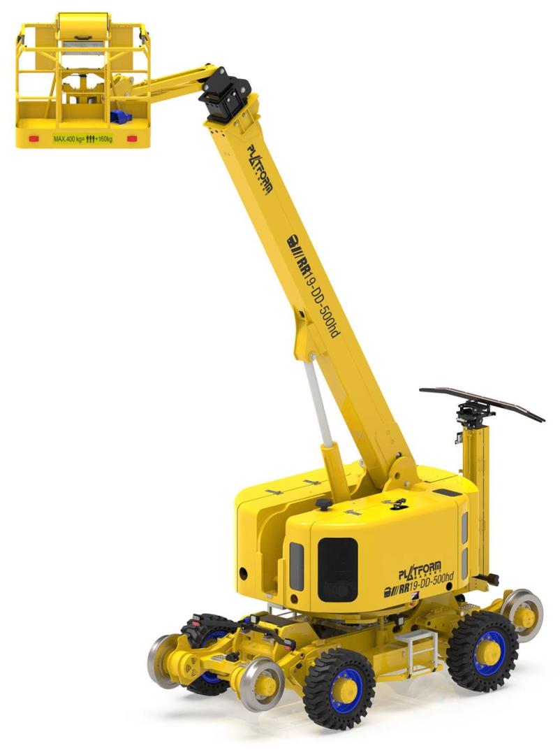 Platform Basket RR19-DD-500-DE Zweiwege-Arbeitsbhne www.kunze-buehnen.com