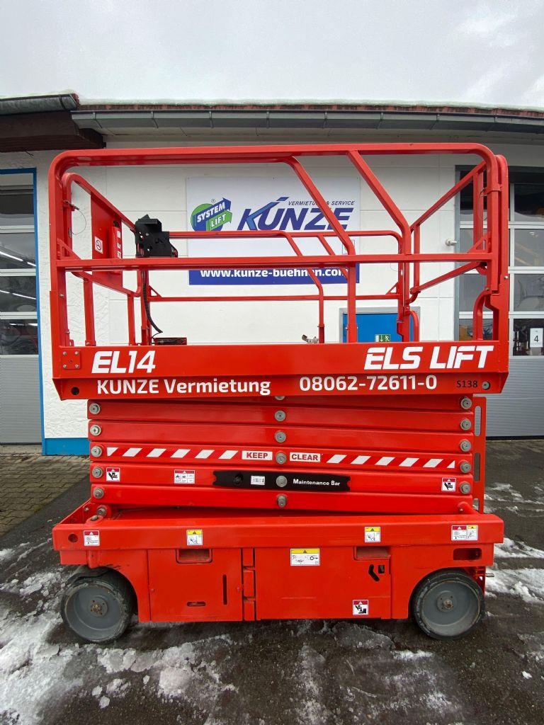 ELS Lift EL14 Scherenarbeitsbühne www.kunze-buehnen.com
