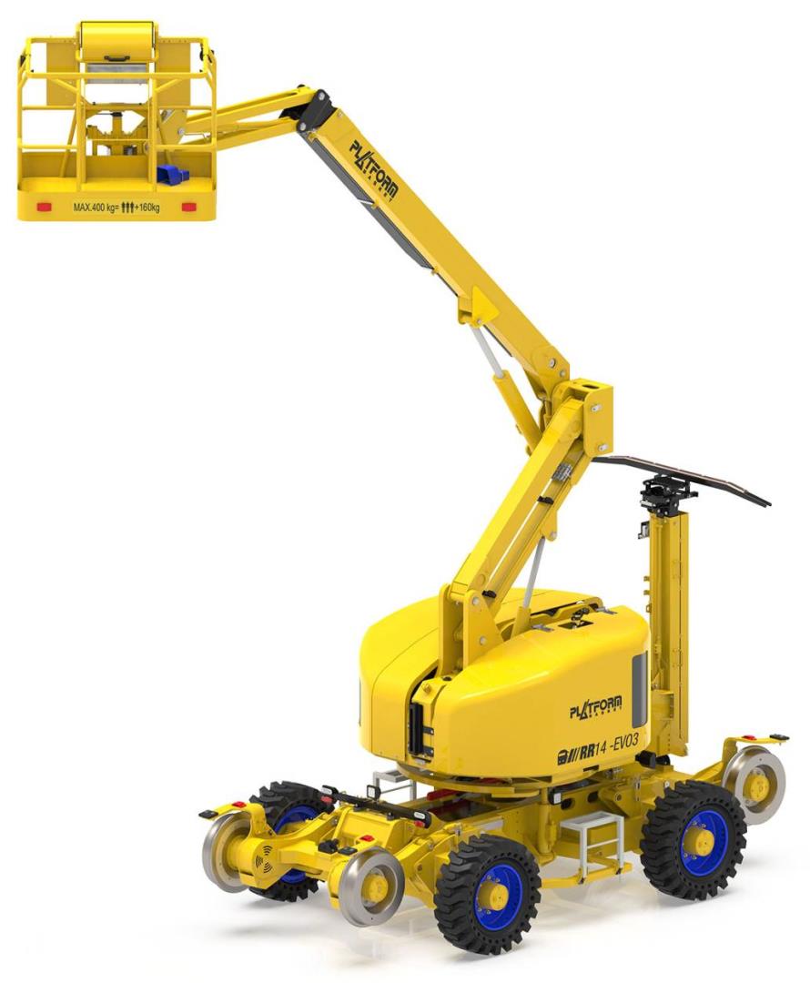 Platform Basket RR14EVO2 Zweiwege-Arbeitsbhne www.kunze-buehnen.com