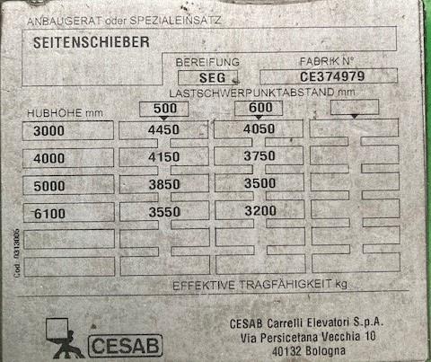 Cesab MAK 500 AC Elektro 4 Rad-Stapler www.lagertechnik-berlin.de