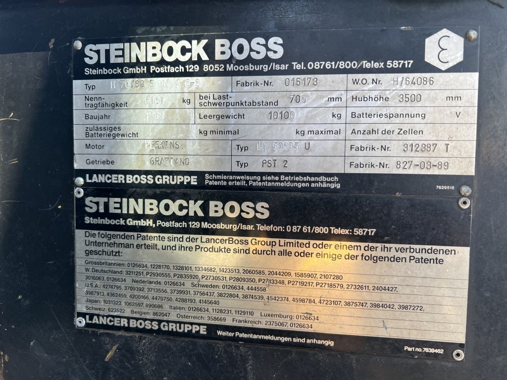 Steinbock Boss-H 70/60 D MK 4 C2-Dieselstapler www.l-l-gabelstapler.de