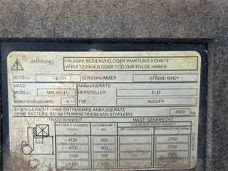 Mitsubishi-FB 35N-80E -Elektro 4 Rad-Stapler www.l-l-gabelstapler.de