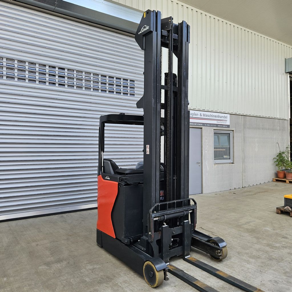 Linde R14 Schubmaststapler www.rf-stapler.de