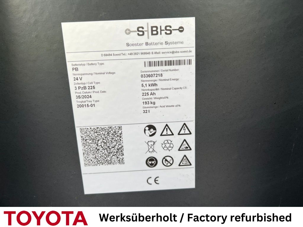 Toyota SWE 140, Akku 2024! Hochhubwagen www.mengel-gabelstapler.de Toyota SWE 140, Akku 2024! Hochhubwagen www.mengel-gabelstapler.de