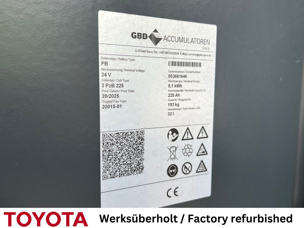 Toyota SWE 120 / Akku 2025! Hochhubwagen www.mengel-gabelstapler.de Toyota SWE 120 / Akku 2025! Hochhubwagen www.mengel-gabelstapler.de