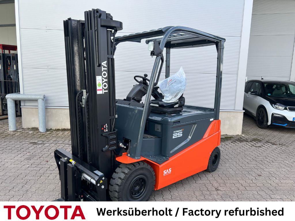 Toyota 8 FBMT 25 / 520 h! Electric 4-wheel forklift www.mengel-gabelstapler.de Toyota 8 FBMT 25 / 520 h! Electric 4-wheel forklift www.mengel-gabelstapler.de