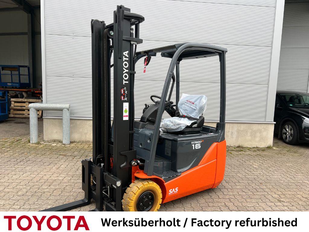 Toyota 8 FBEK 16 T / Mai.2024 Elektro 3 Rad-Stapler www.mengel-gabelstapler.de