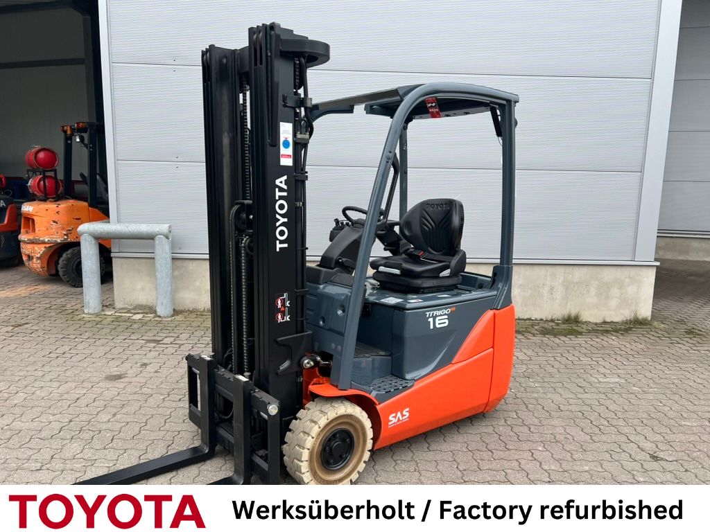 Toyota 8 FBEK 16 T Elektro 3 Rad-Stapler www.mengel-gabelstapler.de