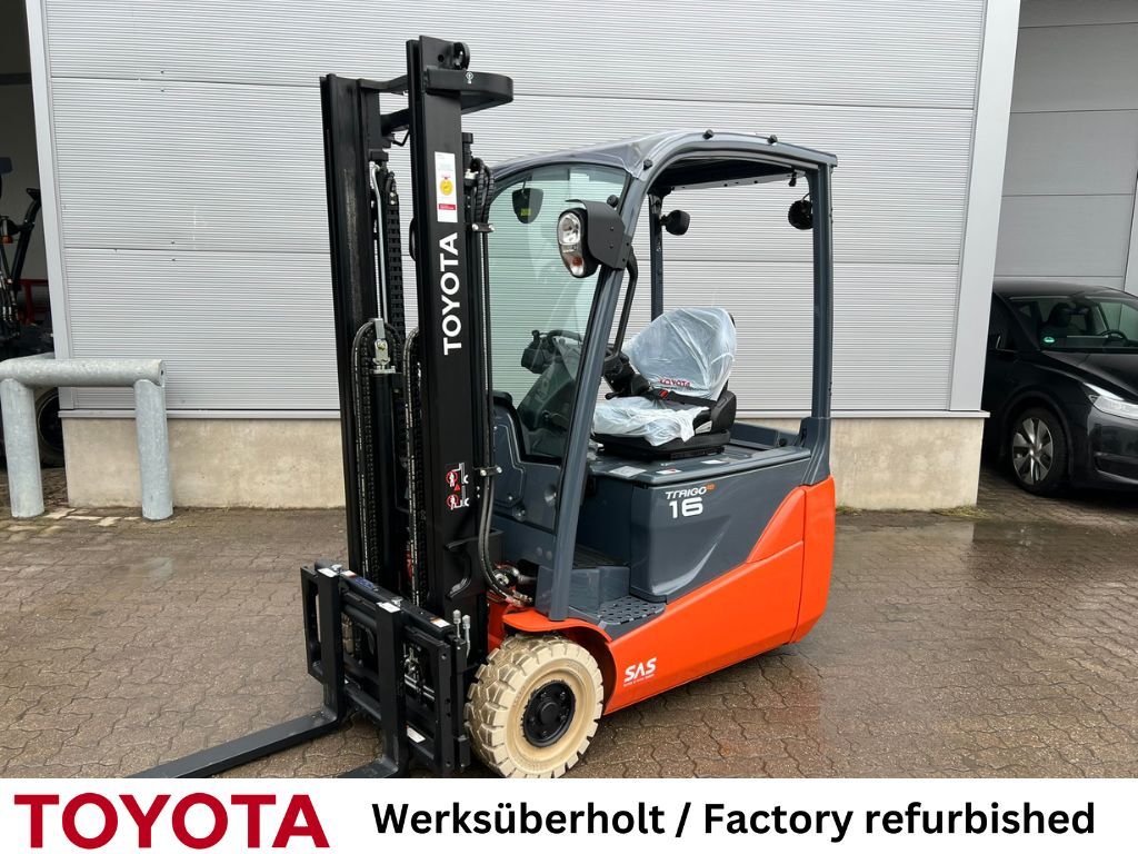 Toyota 8 FBE 16 T / Akku �berh! Elektro 3 Rad-Stapler www.mengel-gabelstapler.de