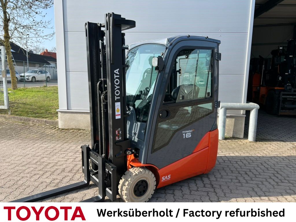 Toyota 8 FBEK 16 T / 350 Std.! Elektro 3 Rad-Stapler www.mengel-gabelstapler.de