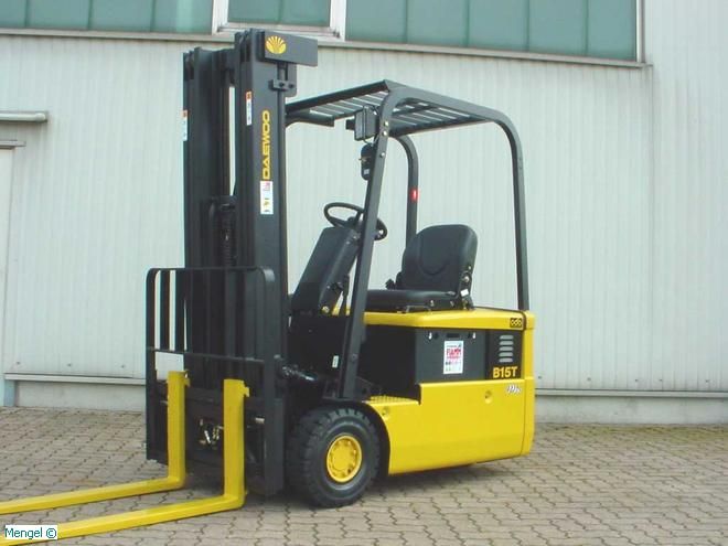 Daewoo DAEWOO B 15 T-2 Electric 3-wheel forklift www.mengel-gabelstapler.de