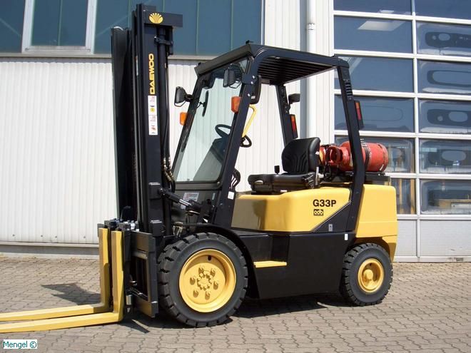 Daewoo G 33 P-3 LPG Forklifts www.mengel-gabelstapler.de Daewoo G 33 P-3 LPG Forklifts www.mengel-gabelstapler.de