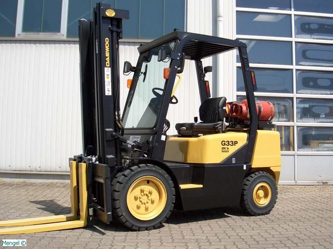 Daewoo G 33 P-3 LPG Forklifts www.mengel-gabelstapler.de