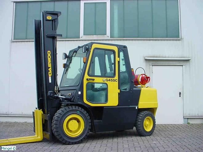 Daewoo G 45 SC-2 LPG Forklifts www.mengel-gabelstapler.de