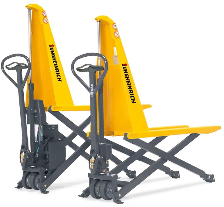 Jungheinrich-AMX 10/10e I Scheren-Handgabelhubwagen 1t