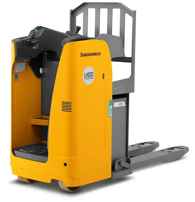 Jungheinrich-Elektro-Stand-/Seitsitz-Gabelhubwagen 2t