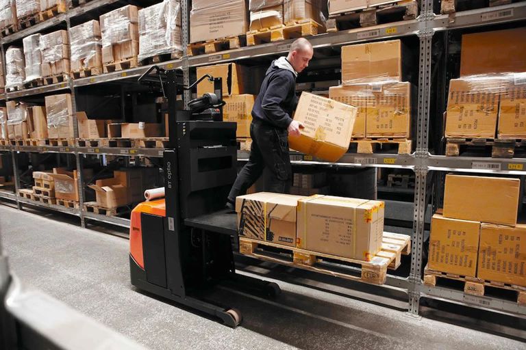 Toyota BT Option 1,0t Niederhub mit direkten Zugriff auf den Ladungstrger-www.eundw.com