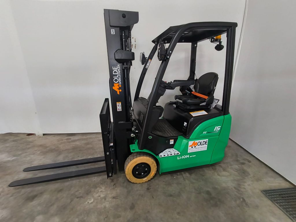 Hangcha-CPDS15 CX Pro-Elektro 3 Rad-Stapler-www.gabelstapler-molde.de