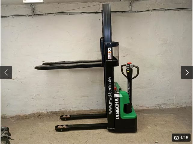 Hangcha CDD15-A2MC2-ISZ High Lift stacker www.mwd-berlin.de