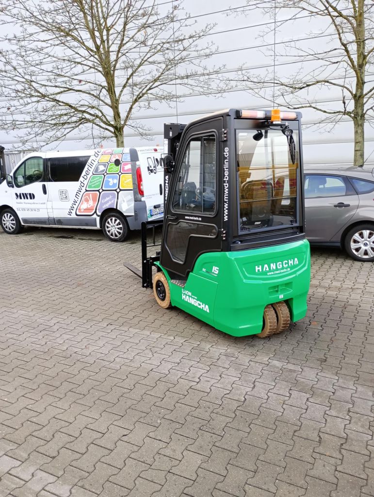 HC Hangcha CPDS15 XCY2G-SI Electric 3-wheel forklift www.mwd-berlin.de