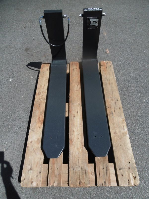 Kooi ISO2A 1000x150x45 Hydraulic Telescopic Fork Arms www.nortruck.de