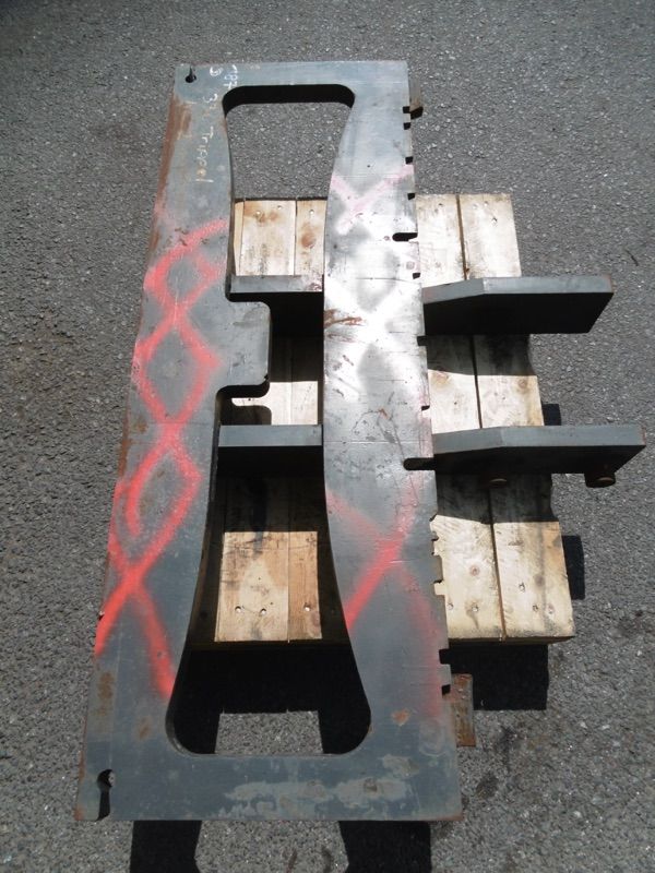 Linde Gabeltr�ger f�r Triplex, M186-351, M186-336 Gabeltr�ger www.nortruck.de