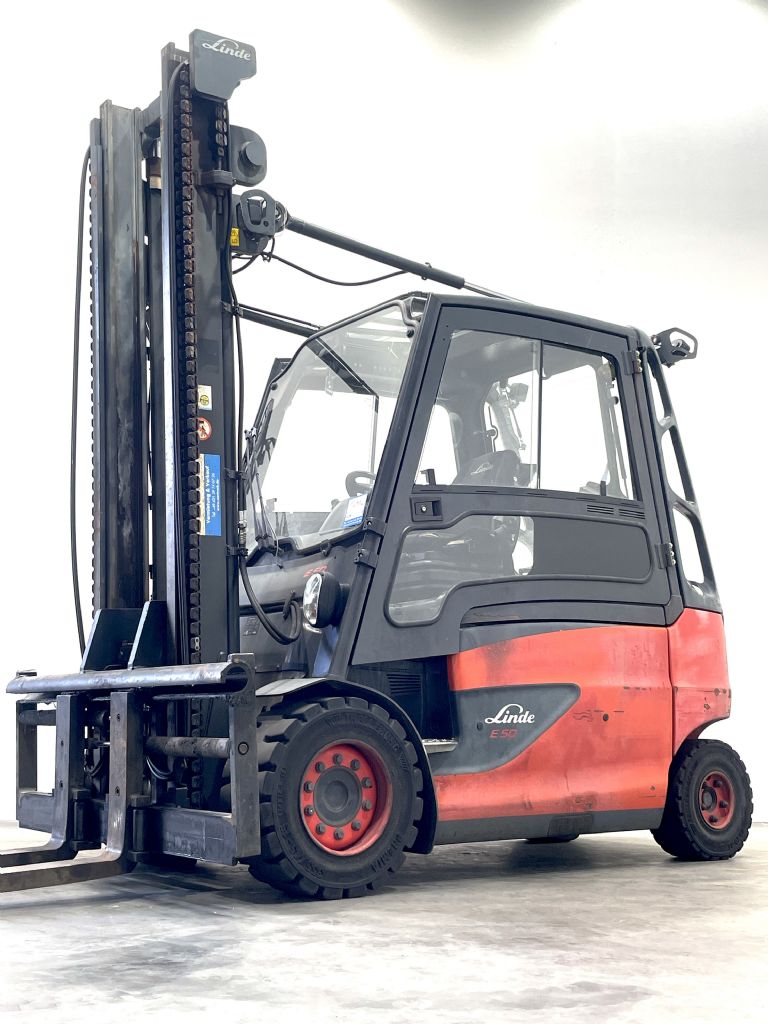 Linde E50HL-388 Elektro 4 Rad-Stapler www.nortruck.de