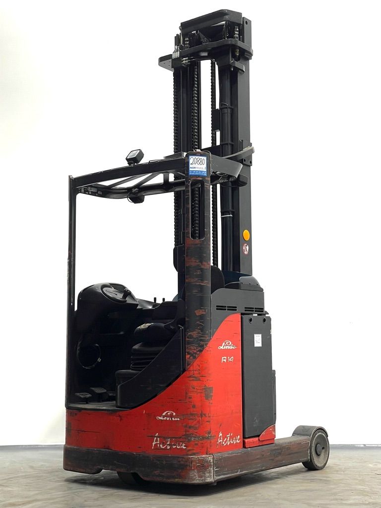 Linde R14-115 Schubmaststapler www.nortruck.de