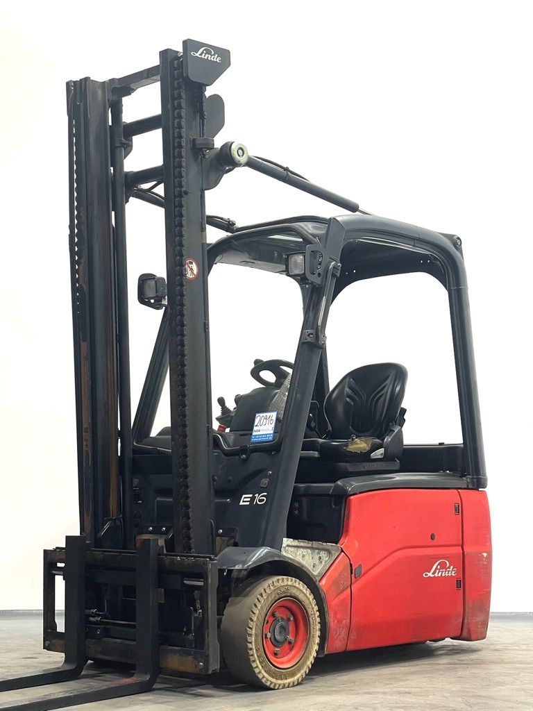 Linde E16-386 Elektro 3 Rad-Stapler www.nortruck.de