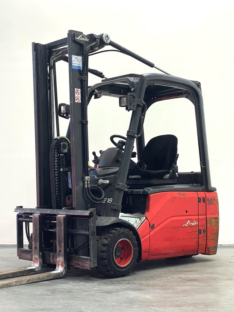 Linde E18L-386 Elektro 3 Rad-Stapler www.nortruck.de
